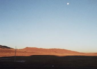 Full moon over Tibet.