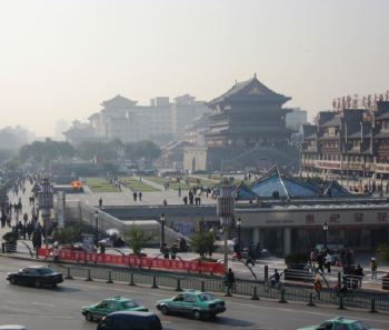 Drum Tower in central Xi'an.