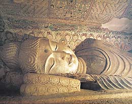 Sleeping Buddha.